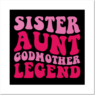 Sister Aunt Godmother Legend Retro Posters and Art